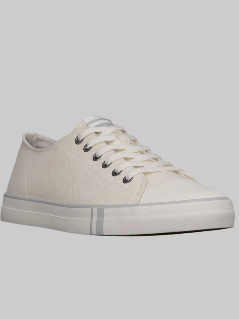 Ben Sherman Cream Canvas
Low-Top Tennis shoes Sneakers with Plaid Lining. + A 🎁
